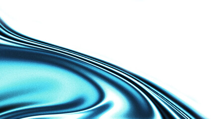Wall Mural - cool blue holographic holo swirl background with copy space
