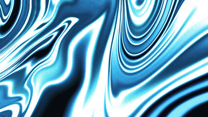 Wall Mural - cool blue holographic holo swirl background