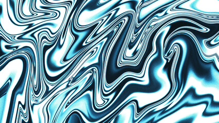 Wall Mural - cool blue holographic holo swirl background