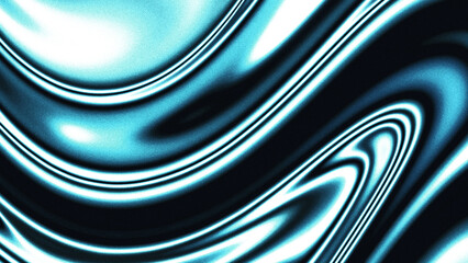 Wall Mural - cool blue holographic holo swirl background