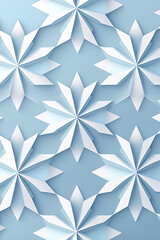 Wall Mural - Snowflakes vertical design, background, graphic. Generative AI