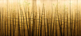 Fototapeta Sypialnia - bamboo wood pattern texture wall background with Generative AI technology