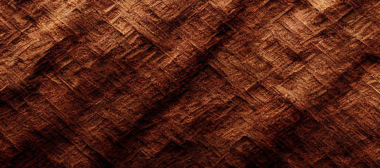 Wall Mural - brown color rough flat cloth texture background with Generative AI technology