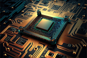 Microchip technology concept