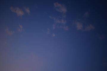 Wall Mural - dark blue sky landscape with cloud