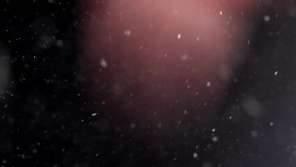 Wall Mural - Abstract background with animation of flying and flickering particles as bokeh of light. Animation of seamless loop.Dust bubbles snow animation.Bokeh Shiny Particles Loop Animation.
