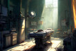 © Game Material Store - 美麗幻想的ポストアポカリプス背景のイラスト(AI generated image)