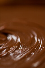 Wall Mural - Fresh hazelnut butter. Macro background. 