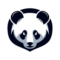 Wall Mural - Panda Mascot Logo Concept Vector Illustration Cartoon. Suitable For Logo, Wallpaper, Banner, Background, Card, Book Illustration, T-Shirt Design, Sticker, Cover, etc