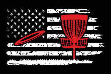 Wall Mural - Disc Golf Flag Design