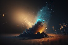 Magic Dust, Abstract Colorfull Particles, Generative Ai