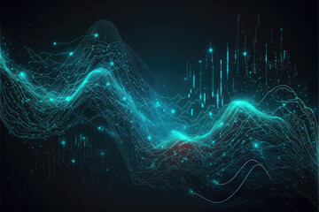 Abstract technology background. Network connection. 