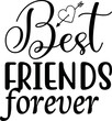 © koushik - best friends forever svg