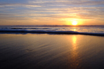  sunset on the beach