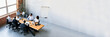© Prostock-studio - Long Banner With Successful Business Team Having Meeting In Office