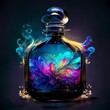 magical abstract fantasy perfume fragrance. generative ai