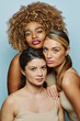 © Lumos sp - portrait woman beauty beautiful female young face model skin fashion girl hair white healthy eye care diversity group friendship multiracial cosmetic pretty hygiene caucasian make-up natural