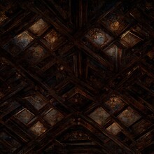 Victorian Wood Ceiling Tileable Seamless Texture High Resolution Wood 