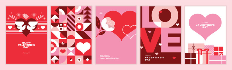 Happy Valentines day. Vector illustration concepts for background, greeting card, website and mobile website banner, social media banner, marketing material.
