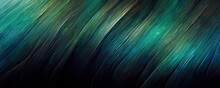 Black Green Blue Texture Background. Gradient. Dark And Light Petrol Color. Elegant Matte Background