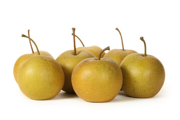 Sticker - Chinese pear on white background