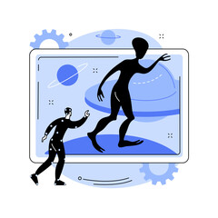 Canvas Print - special effects design abstract concept vector illustration.