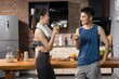 © View Stock - Youth companion after exercise