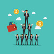 © siraanamwong - Ponzi scheme Business pyramid network