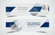 © imoooun - Set of modern design - Vector web banners design background or header templates, horizontal advertising business banner.