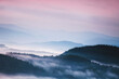 Blue Ridge Mountain mist at dawn