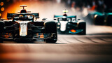 Fototapeta  - f1 race cars