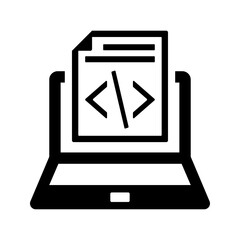 Programming, coding icon.