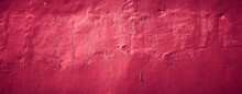 Abstract Red Wall Texture Background. Abstract Background With Copy Space For Design.