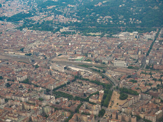 Sticker - Aerial view of Turin