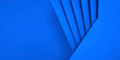 © Westend61 - Geometric shapes on abstract blue background