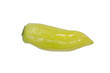 green pointed peppers on transparent background, photo taken from above, png