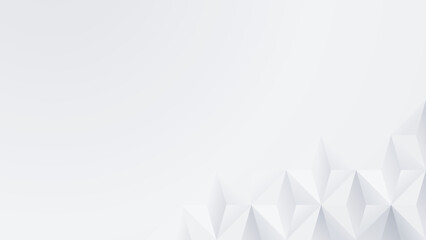 Abstract white and gray gradient geometric Modern Background