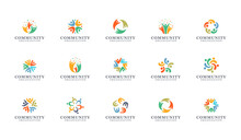 Modern Creative Community Logo. Community Logo Template. Nonprofit Organization Logo Template. Geometric Nonprofit Logo Template. Mpodern And Minimalist Organization Logo Template