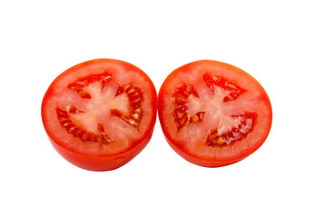 Poster - Tomato cut  on transparent png