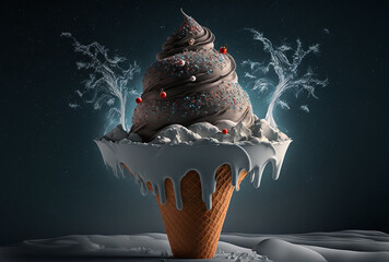 hiver fantasy.ice cream