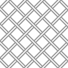 Wall Mural - Vector seamless texture. Modern geometric background with intersecting stripes.