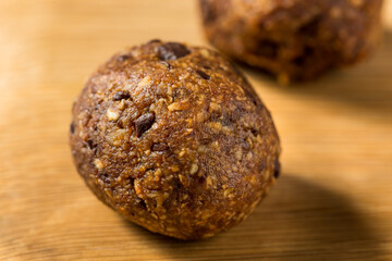 Wall Mural - Homemade Chocolate Oatmeal Energy Balls