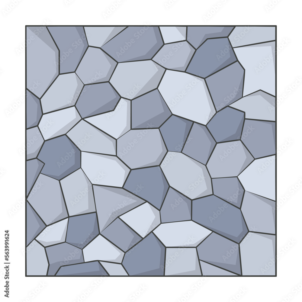 Stone tiles texture for city pavement. Illustration of cobblestone road ...