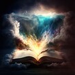 The Word of God: a generative AI's take on the Bible creating the world.