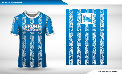 t-shirt sport design template, Soccer jersey mockup for football club.