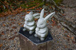 Rabbit sculptures at Izumo Grand Shrine, Shimane, Japan