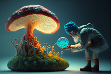 Monstrous Mutant Mushroom Random, Simple, Animated, Clean And Colorful