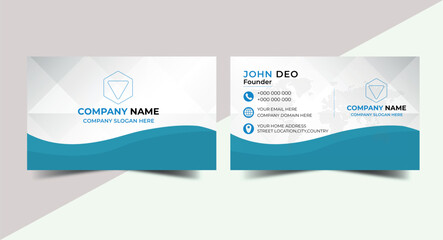 The corporate technology business Card was created with Adobe Illustrator in EPS format. The business card template is suitable for everybody.