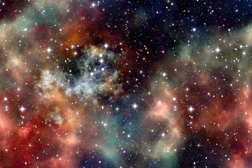 Wall Mural - Cosmic galaxy stars print  -  constellation backdrop -  galaxy  space background
