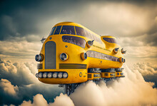 Air Train In The Clouds, Taxi VTOL Train From Rolls Royce